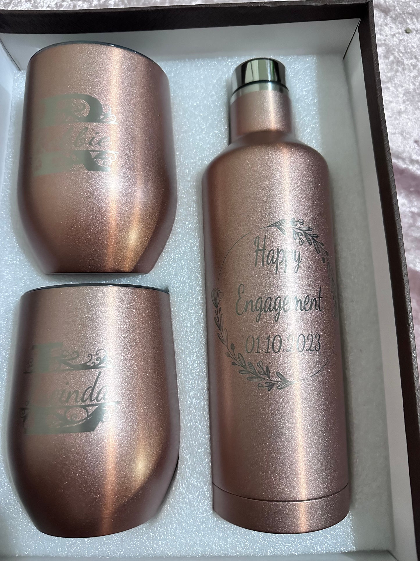 Engraved glassware/drinkware