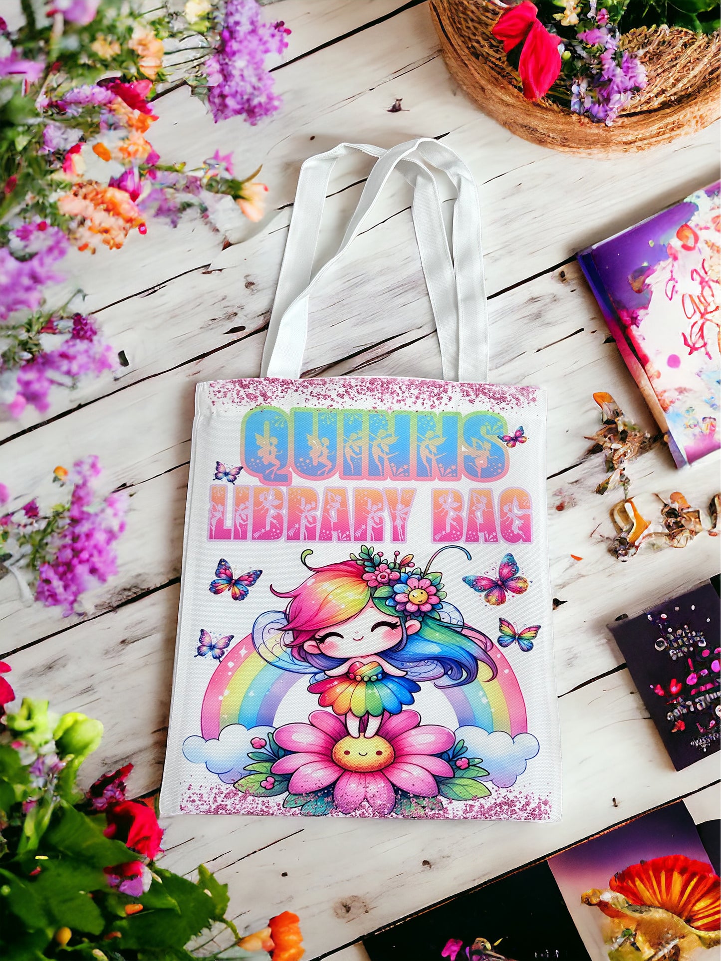 Personalised Deluxe Tote Bag with Zip