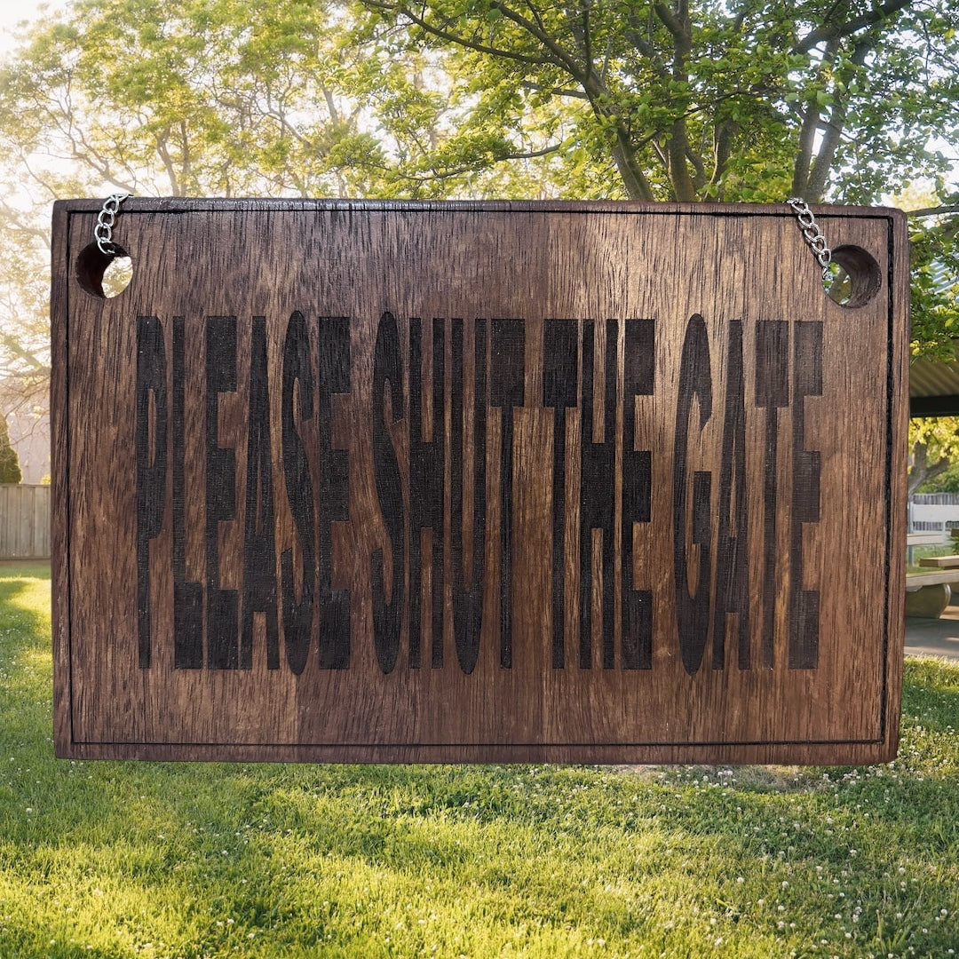 Gate Signage