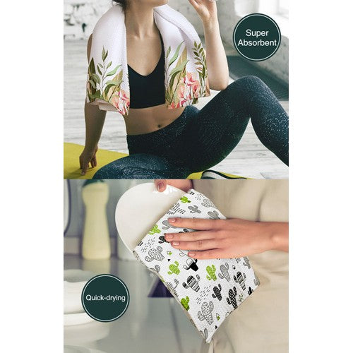 Personalised waffle towels, washers and hand towels