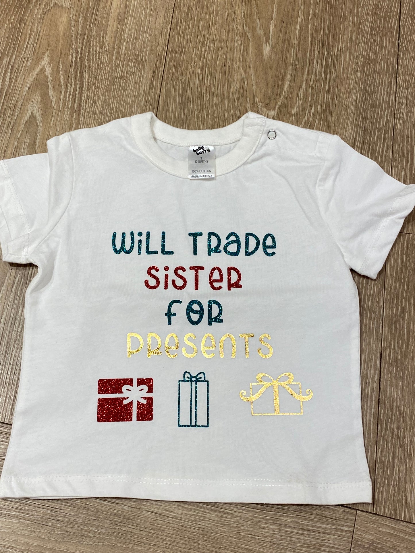 Will trade …… for presents