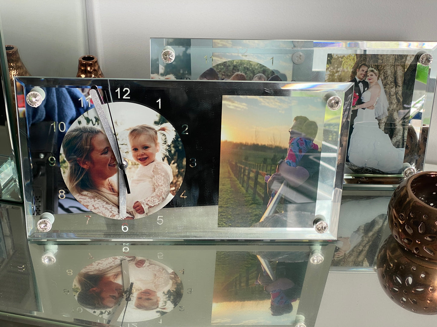 Glass clocks