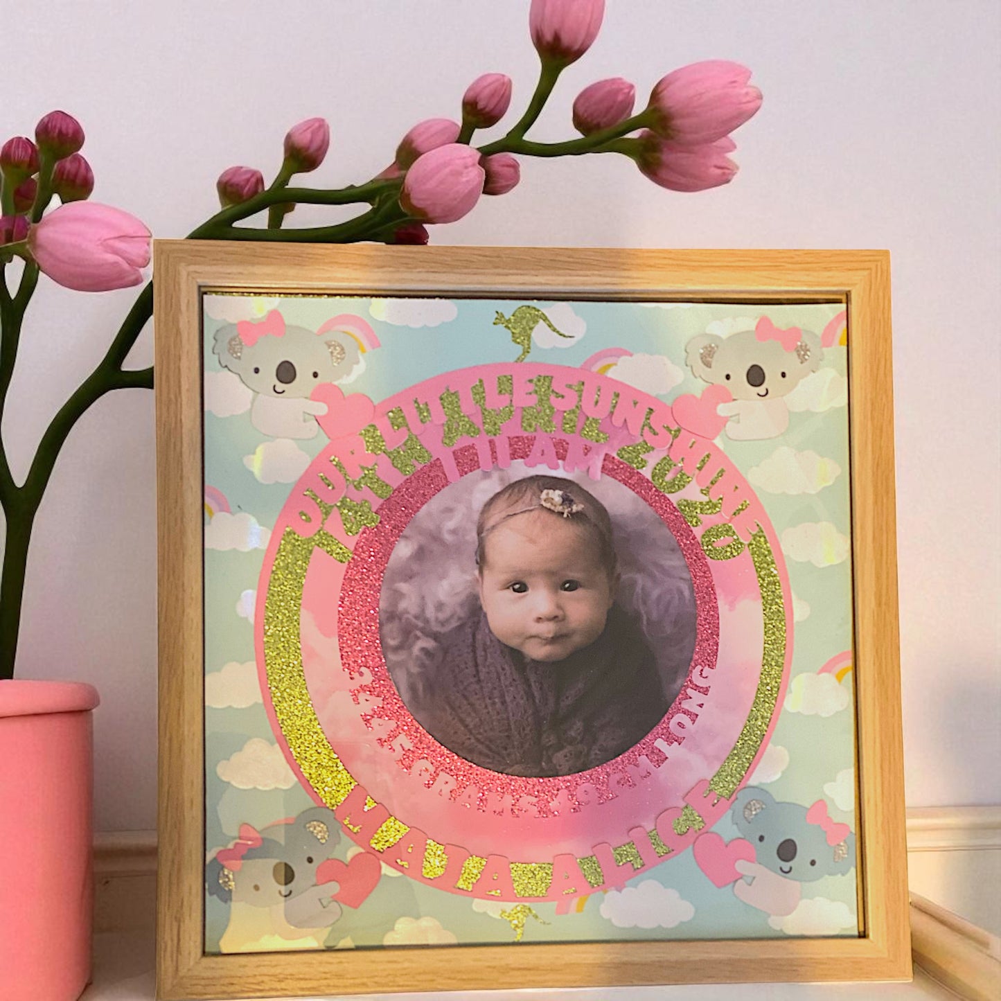 Birth Detail Shadow Box