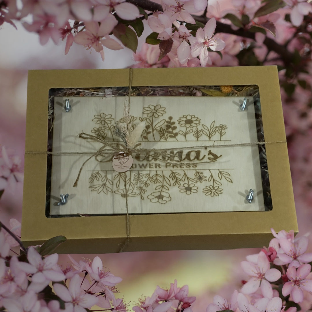 Personalised flower press