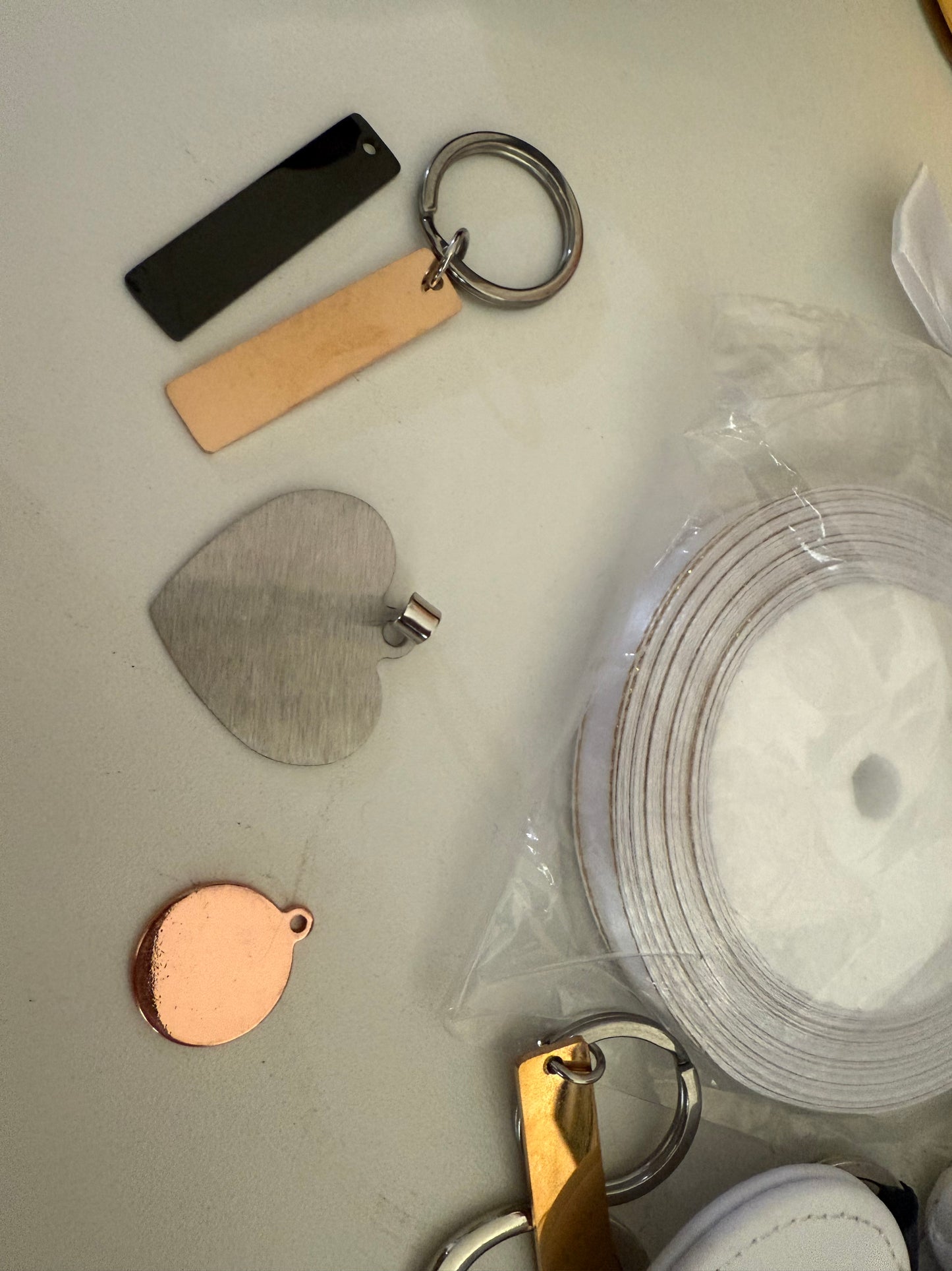 Personalised Key Rings - Acrylic, metal, wood, leather, stainless, bottle opener