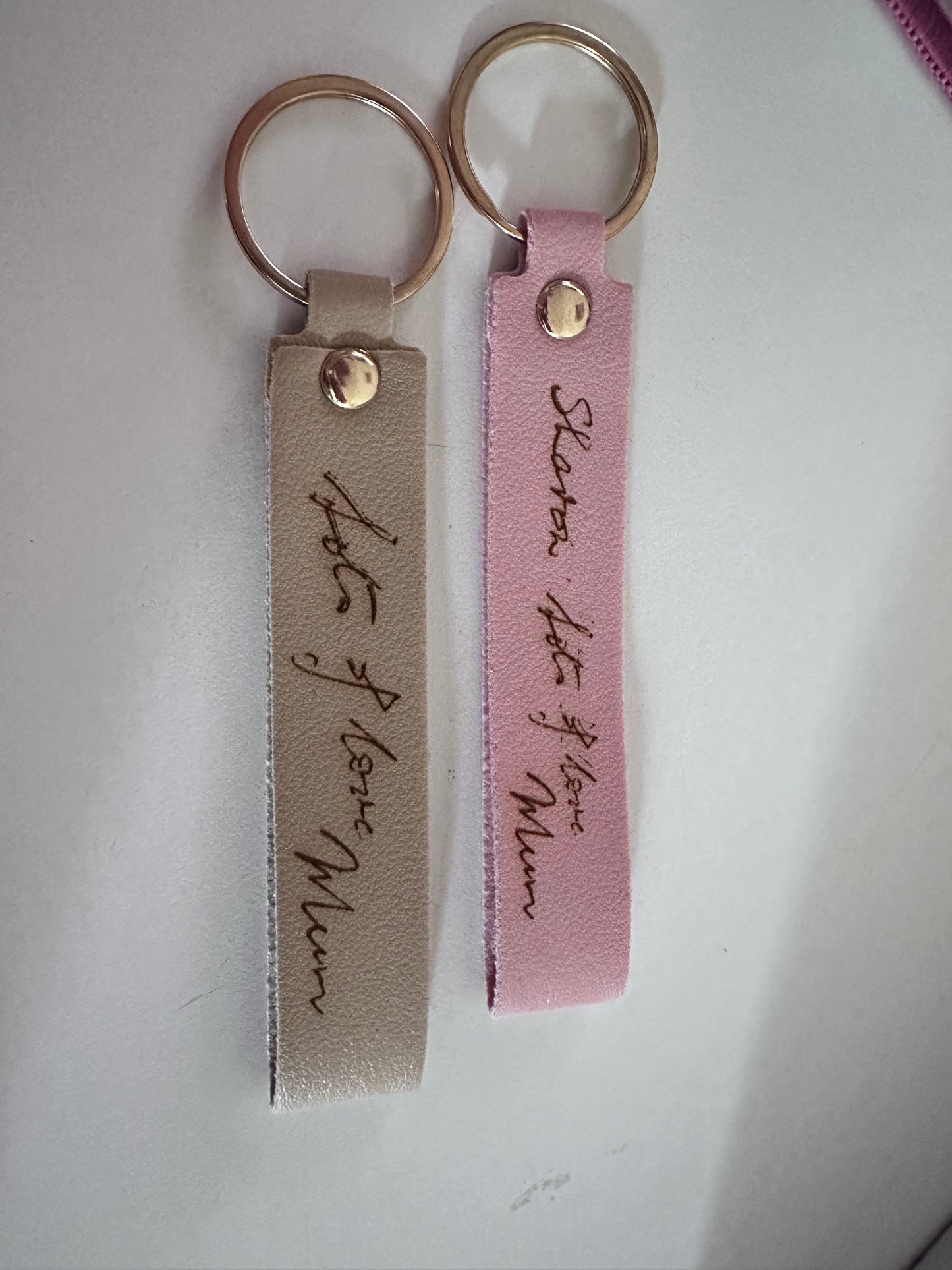 Personalised Key Rings - Acrylic, metal, wood, leather, stainless, bottle opener