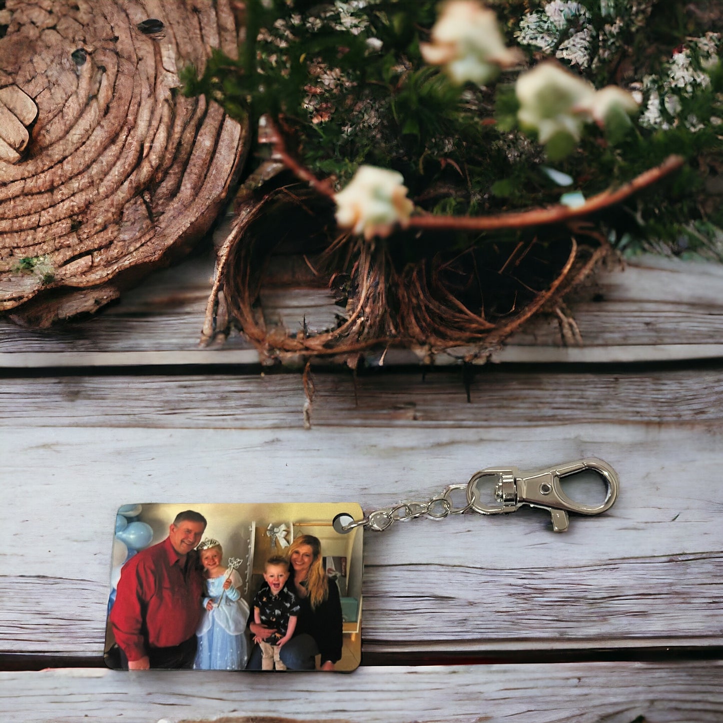 Personalised Key Rings - Acrylic, metal, wood, leather, stainless, bottle opener