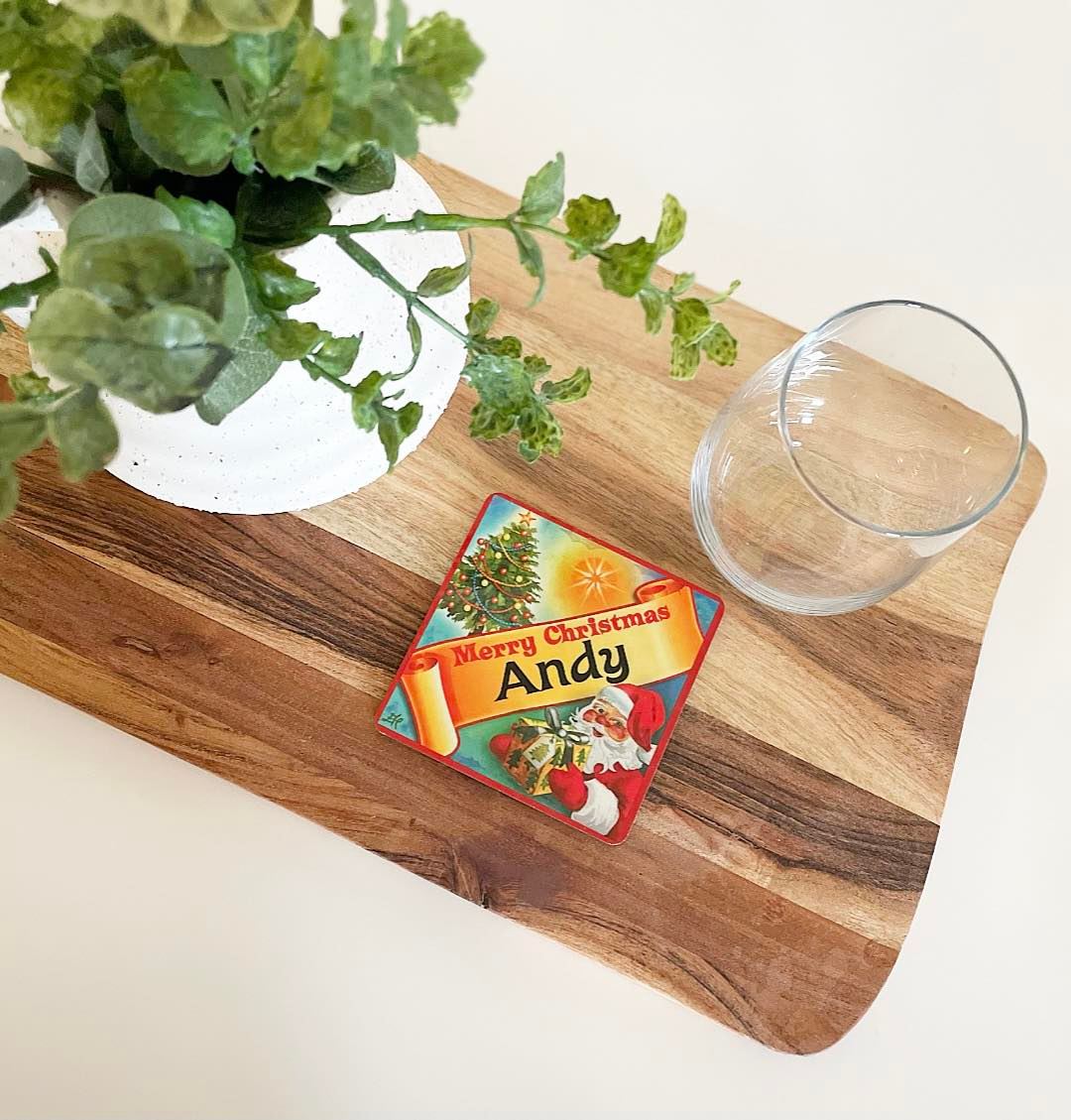 Personalised Christmas Coasters