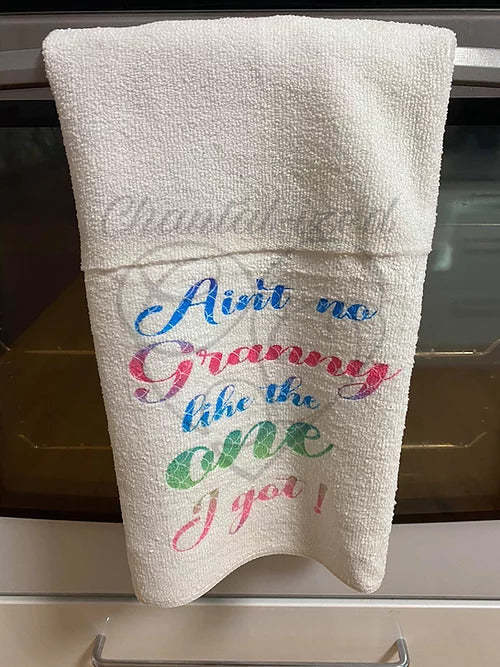 Personalized microfibre tea towel/hand towel