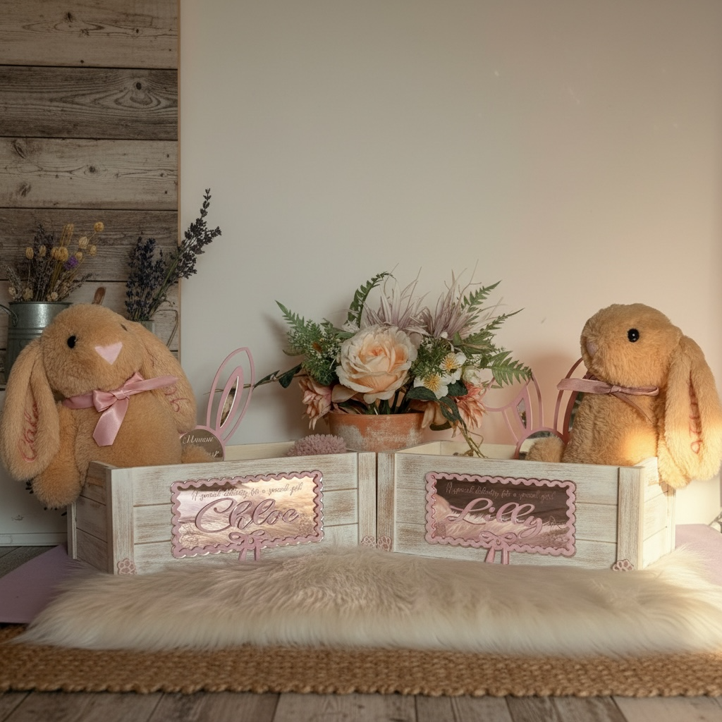 Personalised luxury Easter crates