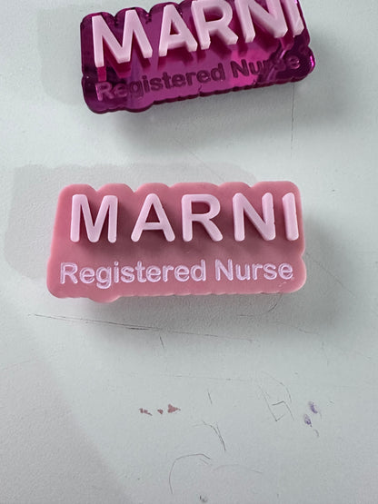 Personalised name badges (all styles)