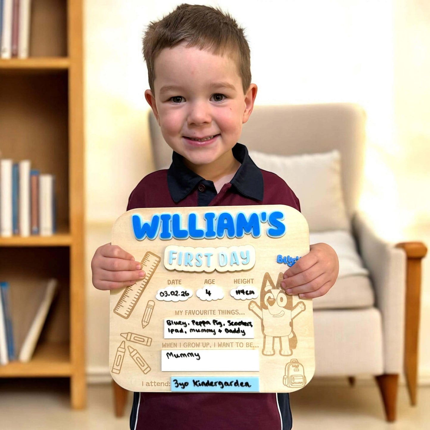 First day & last day of school or daycare boards