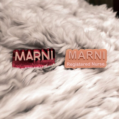 Personalised name badges (all styles)