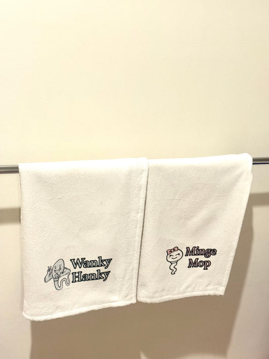 Personalized microfibre tea towel/hand towel
