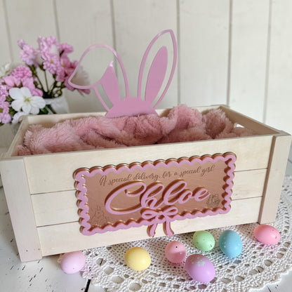 Personalised luxury Easter crates