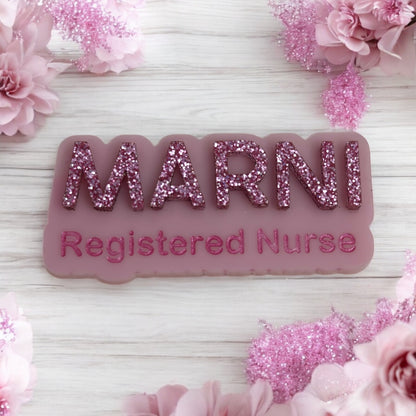 Personalised name badges (all styles)