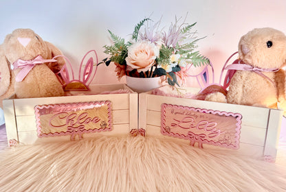 Personalised luxury Easter crates