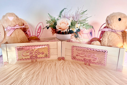 Personalised luxury Easter crates