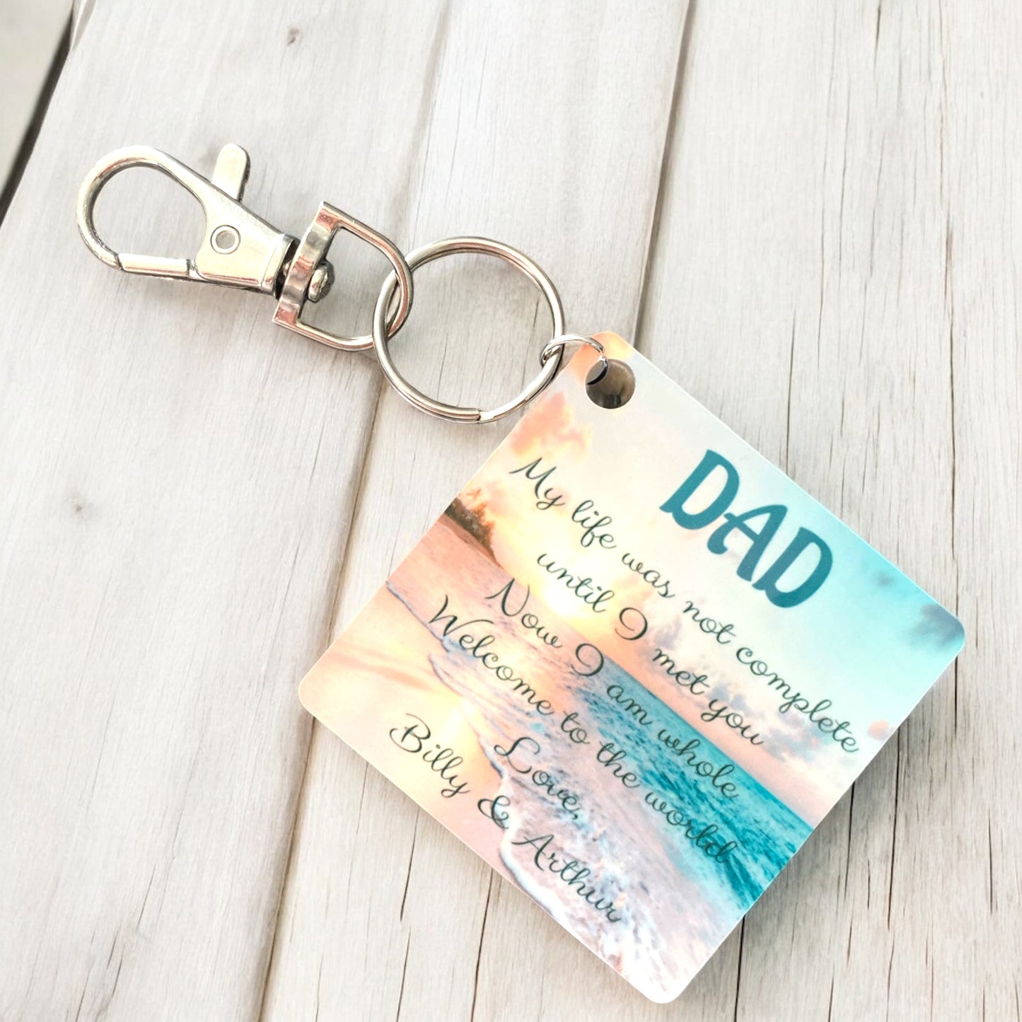 Personalised Key Rings - Acrylic, metal, wood, leather, stainless, bottle opener