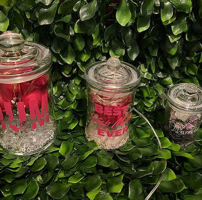 Flower/fairy Jar with optional lights